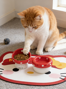 猫狗通用宠物餐垫硅藻泥吸水防滑防溅地垫猫咪吃饭餐垫子CD-01