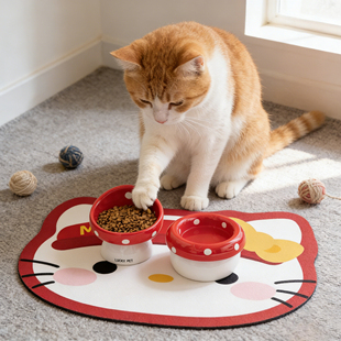 猫狗通用宠物餐垫硅藻泥吸水防滑防溅地垫猫咪吃饭餐垫子CD-01