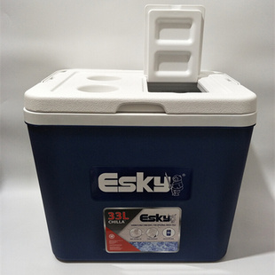 ESKY保温箱33L户外手提保鲜箱家用冷藏箱车载保冷箱送8只冰袋 包邮