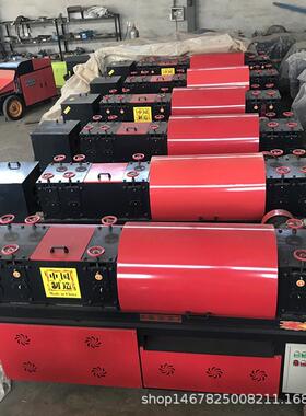 建筑脚手架子管效直除锈刷漆机全自动多功能双曲线钢管调直一体机