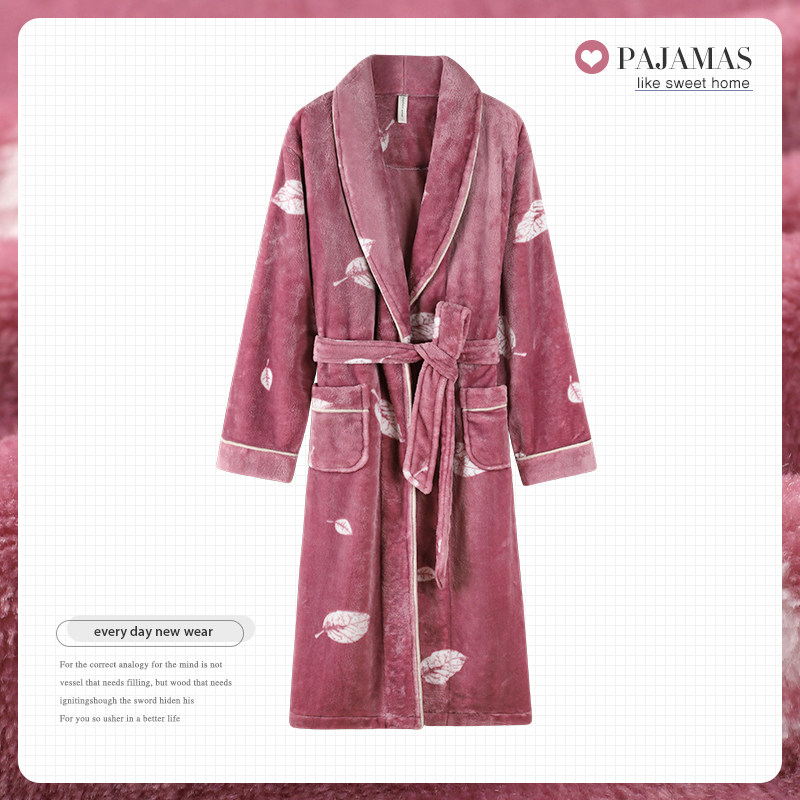 睡袍女式睡衣冬季珊瑚绒加厚加绒长袖秋冬款妈妈法兰绒浴袍家居服,女士内衣/男士内衣/家居服,睡袍/浴袍,淘宝优惠券,粉丝福利购,淘宝优惠卷