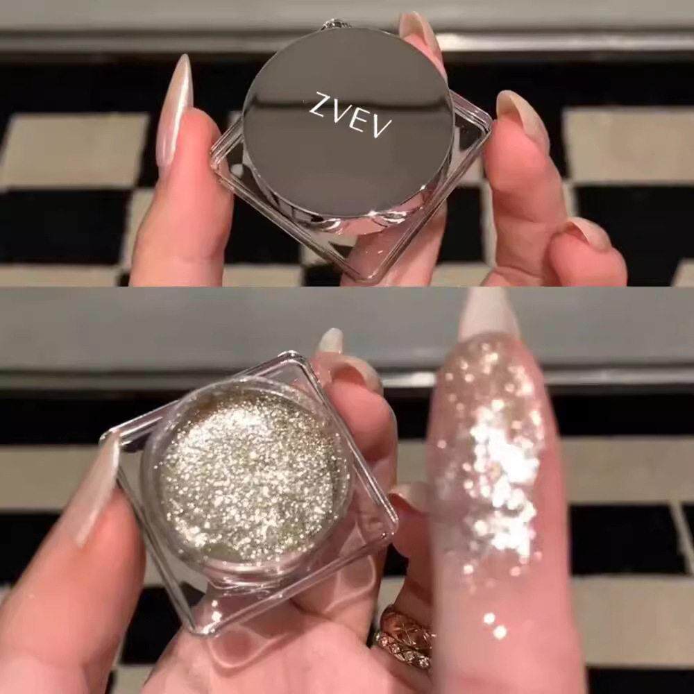闪破高碎牛郎!WSV小灯爆泡眼啫喱眼影 可画截断提亮液体光碎钻线