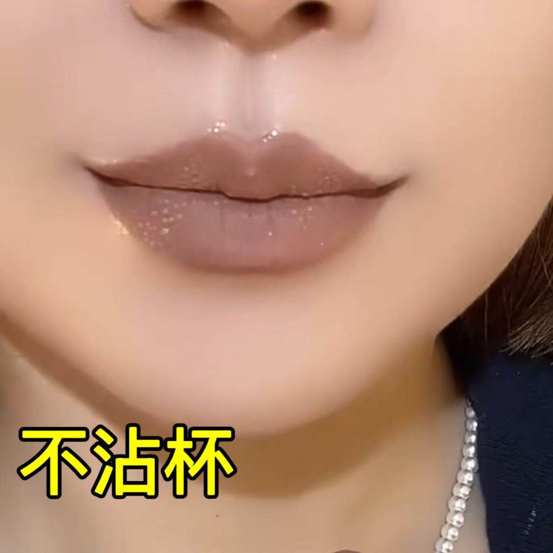 【官方正品】大牌欧美无花果色口红素颜淡妆雾面不沾杯不掉色防水