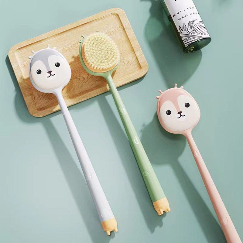 二合一浴刷长柄软毛两用双面洗澡刷强力搓背沐浴刷子柔软