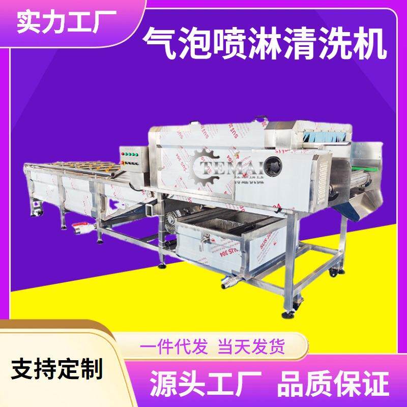 供应桔子鼓压泡喷淋清洗机 芦柑高喷机淋清洗538 全自动蔬果清洗