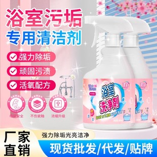 浴室清洁剂瓷砖卫生间玻璃水渍顽固水垢清洗剂除垢强力去污批发