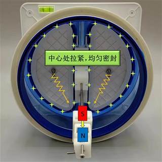 烟道止逆阀厨房防烟排烟止回阀专用防烟宝防味抽油烟机逆止阀