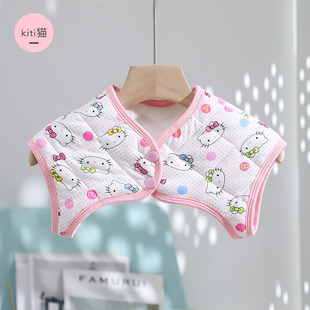 冬季 纯棉婴儿护肩睡觉防寒保暖坎肩颈椎儿童小孩手臂胳膊防冻长袖