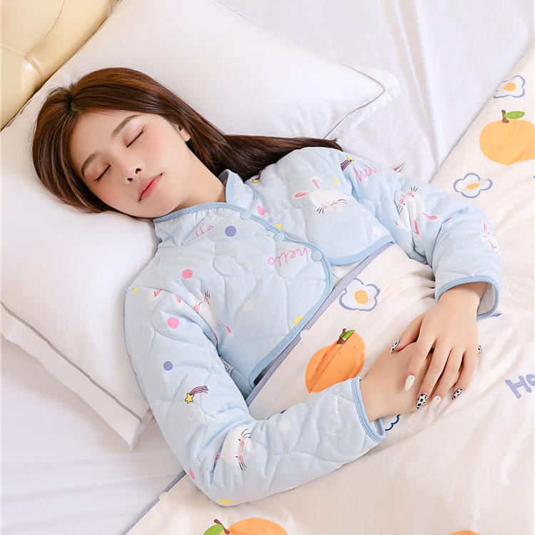 纯棉月子护肩颈椎坎肩睡觉防寒