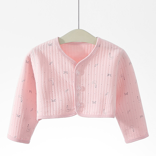 儿童纯棉保暖护肩宝宝睡觉用颈椎坎肩胳膊防冻衣防寒护肩膀长袖