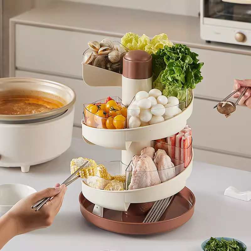 新款火锅篮厨房备菜盘火锅拼盘可沥水分格配菜架子可旋转配菜神器,厨房/烹饪用具,配菜/备菜盘,淘宝优惠券,粉丝福利购,淘宝优惠卷