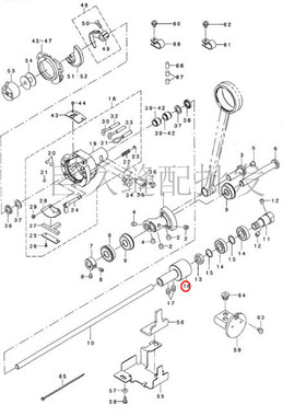 400-06561 400-06569 1900A套结机传动齿轮 扇形齿轮 半圆齿轮