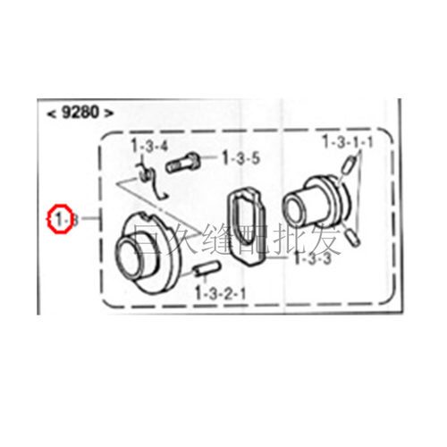 9270 9280埋夹机偏心滑轮组件 埋夹机疏密 滑轮组件 S40291001