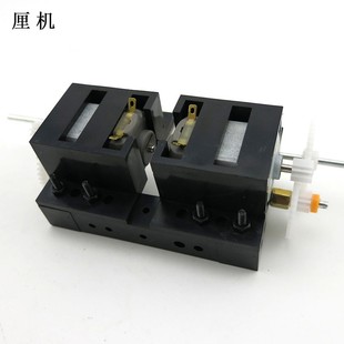 双出轴电机 手工制作双驱动小车减速马达 C2A变速齿轮箱