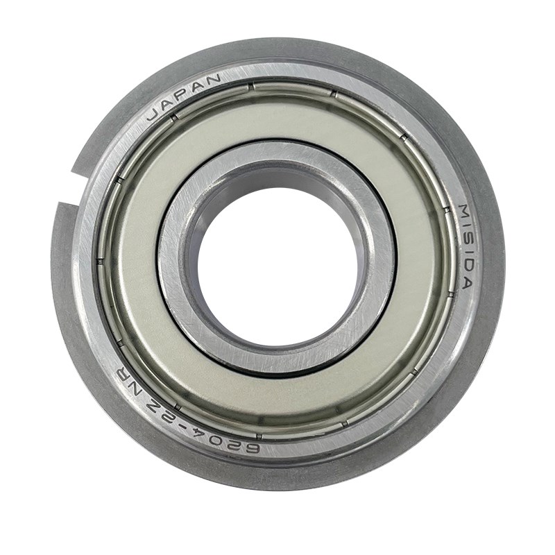 日本进口带卡簧槽轴承 6207 6208 6209 6210 6211 6212 6213 ZZNR