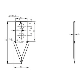 覆膜机钨钢刀片 北京富雷 LITE &MATE系列覆膜机专用 三角形 刀片