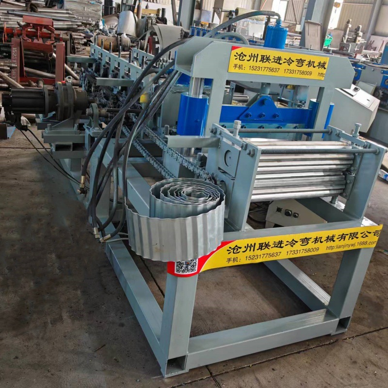 波浪板成型机工厂花圃园林护栏金属栅栏园艺围栏压瓦打弯设备型材