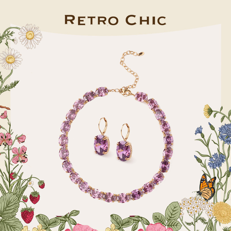 【女神礼物】RC Retro Chic意大利复古时尚首饰 香水葡萄晚宴套装