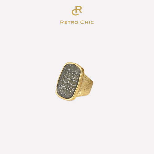 RCRetroChic苏美契文戒指轻奢