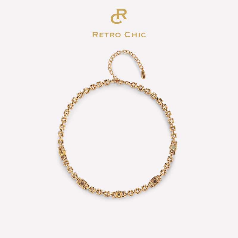 RetroChic拜占庭琉璃项链