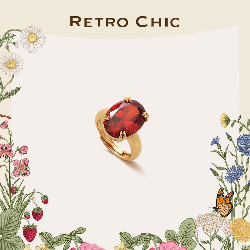 【女神礼物】RC Retro Chic意大利复古时尚首饰 香水车厘子戒指