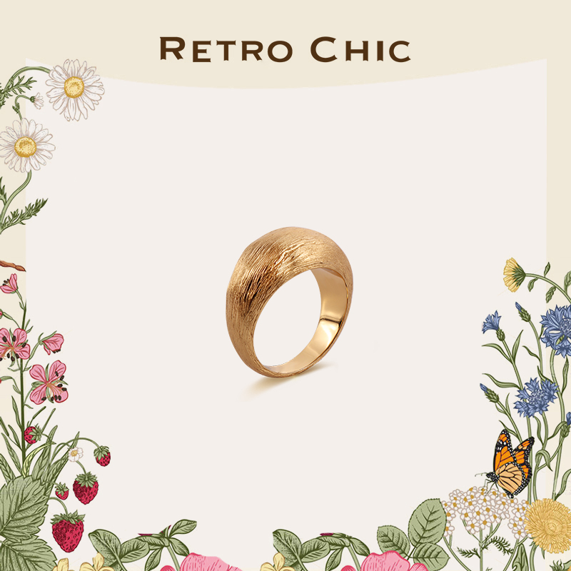 【女神礼物】RC Retro Chic意大利复古时尚首饰 金银果实戒指女生