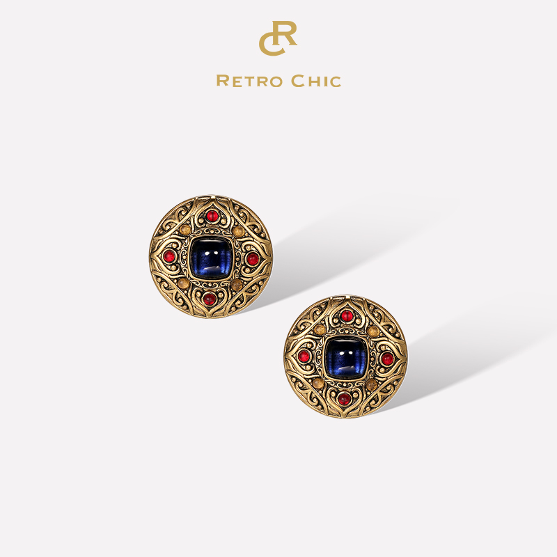 RetroChic拜占庭皇后耳钉