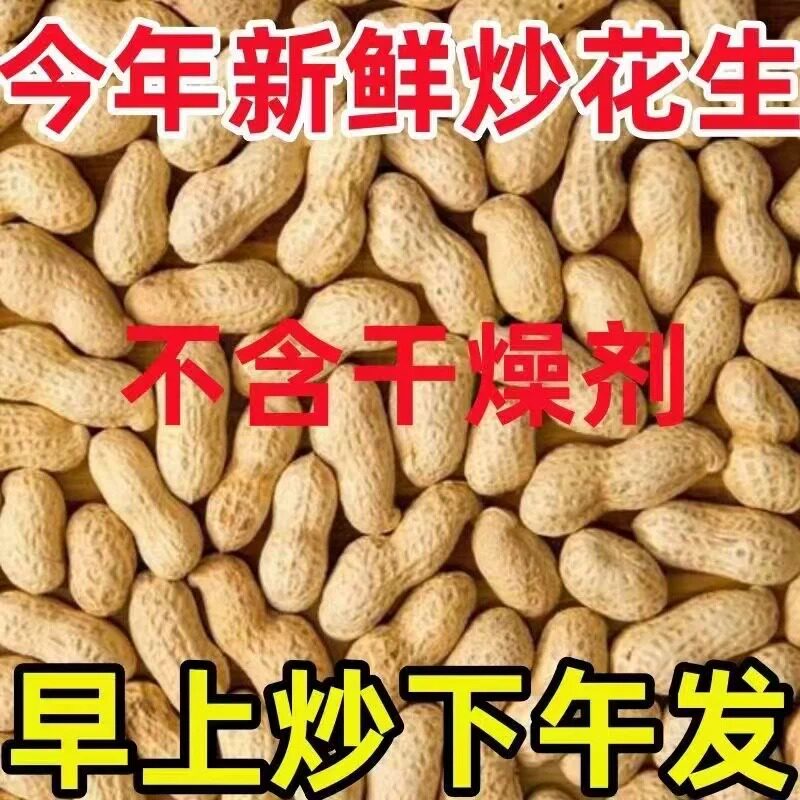 炒花生带壳原味2026新货