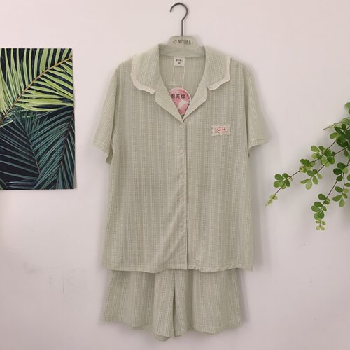 都市丽人泡芙棉女睡衣套装可外穿