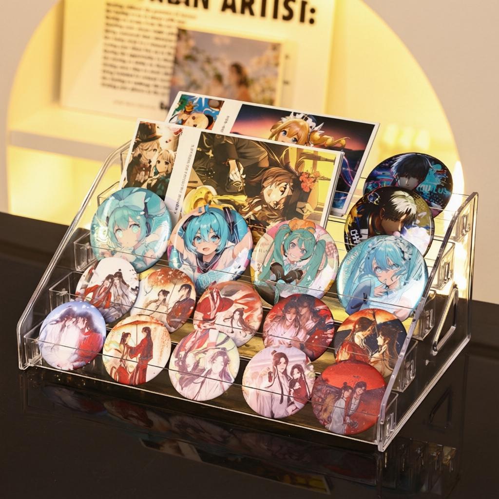 吧唧展示架徽章色纸手账卡片卡牌