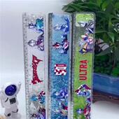 蜡笔小新流沙卡通入油尺子波浪线小学生通用20cm少女心刻度尺直尺