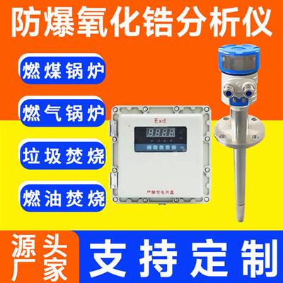 防爆氧化锆分析仪 氧化锆氧量分析仪 锅炉氧量检测 烘箱烟道氧量6