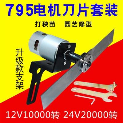 795直流电机12V24V大扭力高速小马达微型diy园林高枝修枝电动机