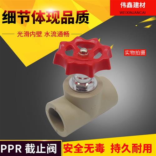 PPR闸阀/截止阀20 25 32 40 50 63 75 90 110 160热熔管开关阀门