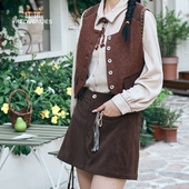 春季 麂皮短裤 裤 裙美拉德穿搭短裤 红馆 女外穿靴裤 设计师款