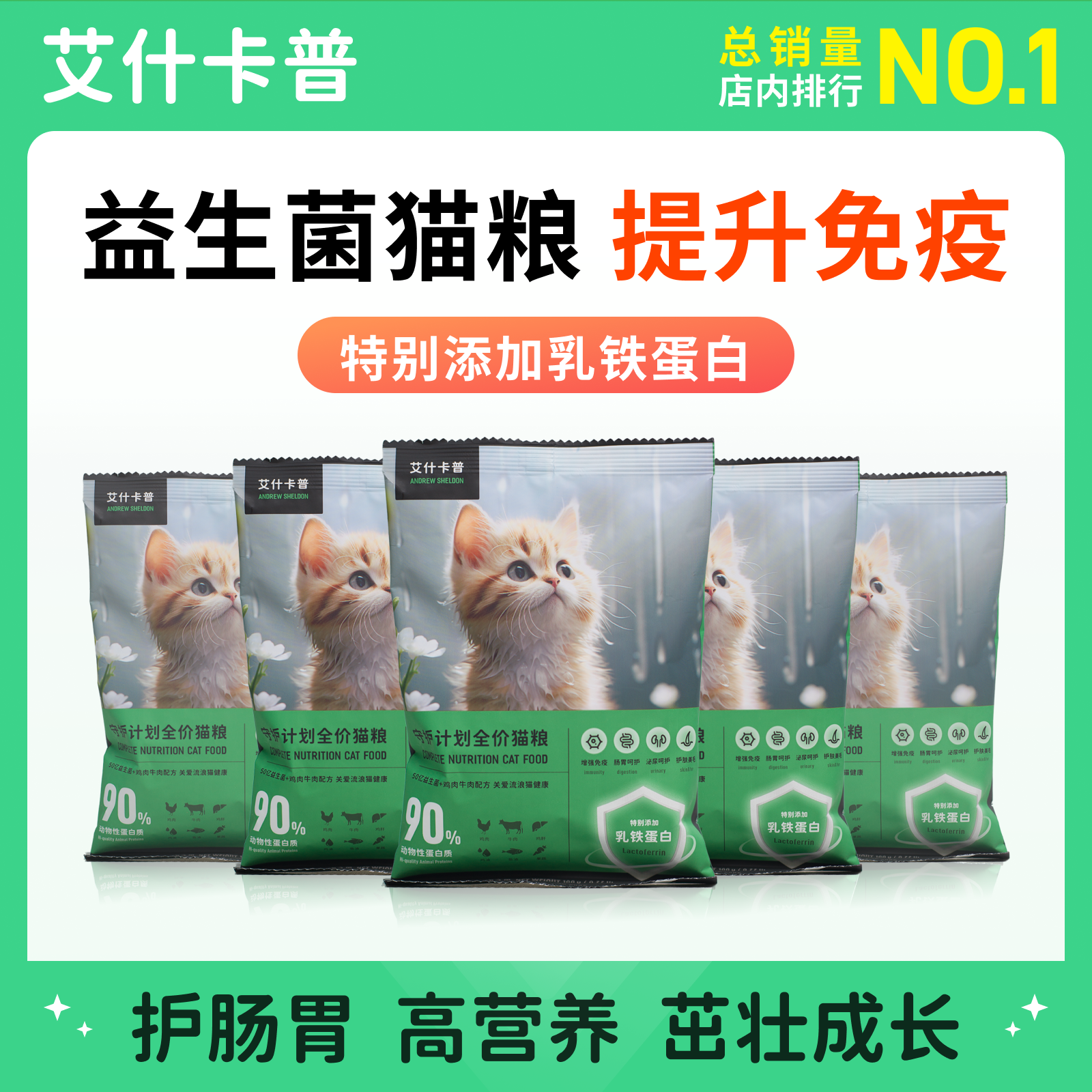 艾什卡普成猫中国高营养幼猫