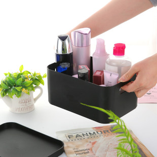 亚克力化妆品收纳盒黑色ins超火的梳妆台家用护肤品简约整理子潮