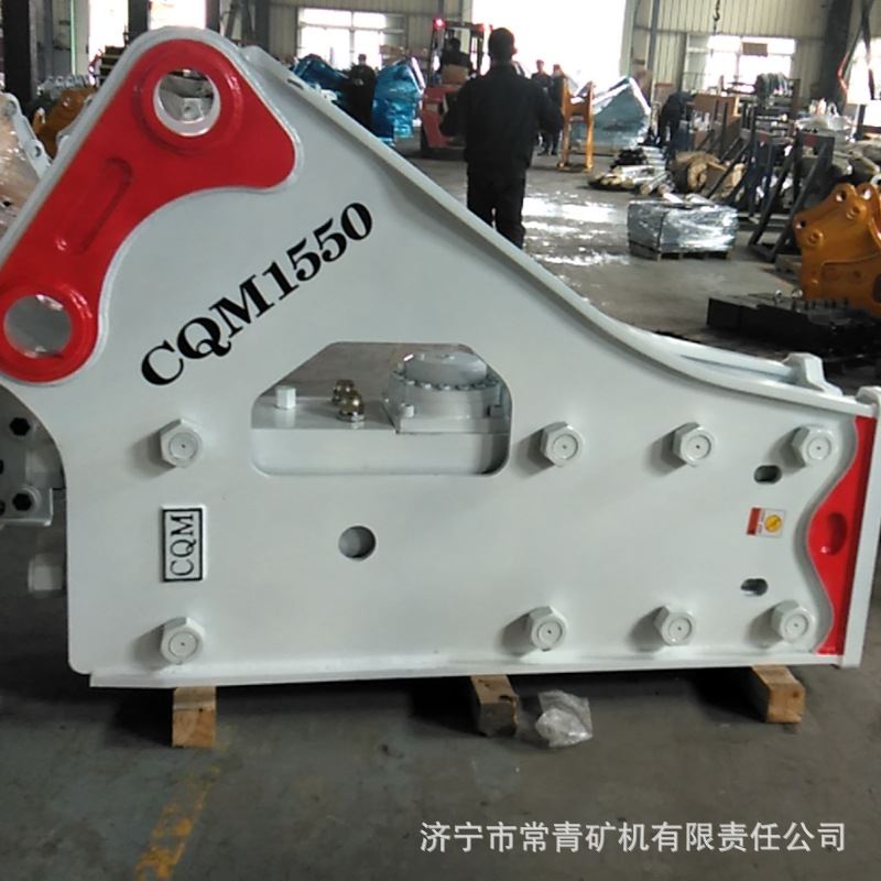 厂家液压140破碎锤 挖掘机直角静音三角形钩机炮头炮锤钎杆