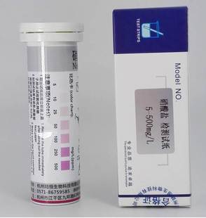 陆恒亚硝酸盐硝酸盐检测试纸切削液硝态氮试条氨氮亚钠快速试剂盒