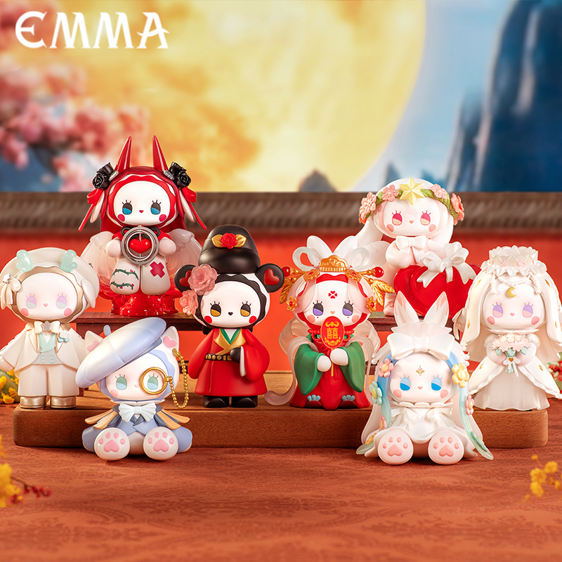 KKV正品Emma秘境森林挚爱系列盲盒手办公仔摆件情人节生日礼物