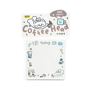 KKV可爱贩卖机系列100张便签纸办公学生记事笔记手账书写纸文具