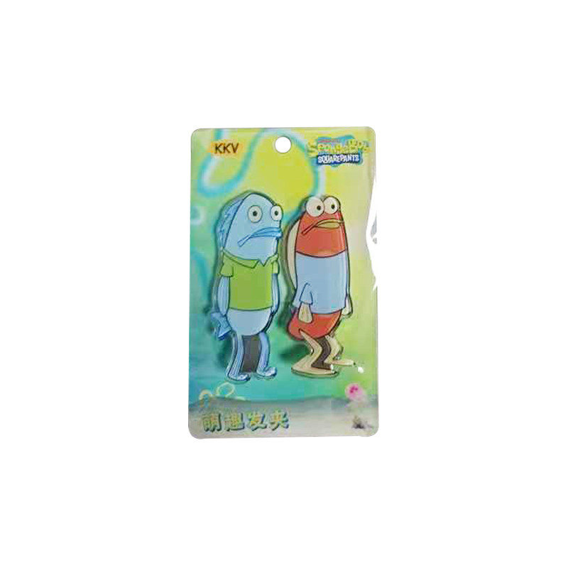 KKV海绵宝宝系列萌趣发夹搞怪卡通发饰女生碎发刘海夹子头饰品,模玩/动漫/周边/娃圈三坑/桌游,动漫手表/项链/饰品,淘宝优惠券,粉丝福利购,淘宝优惠卷