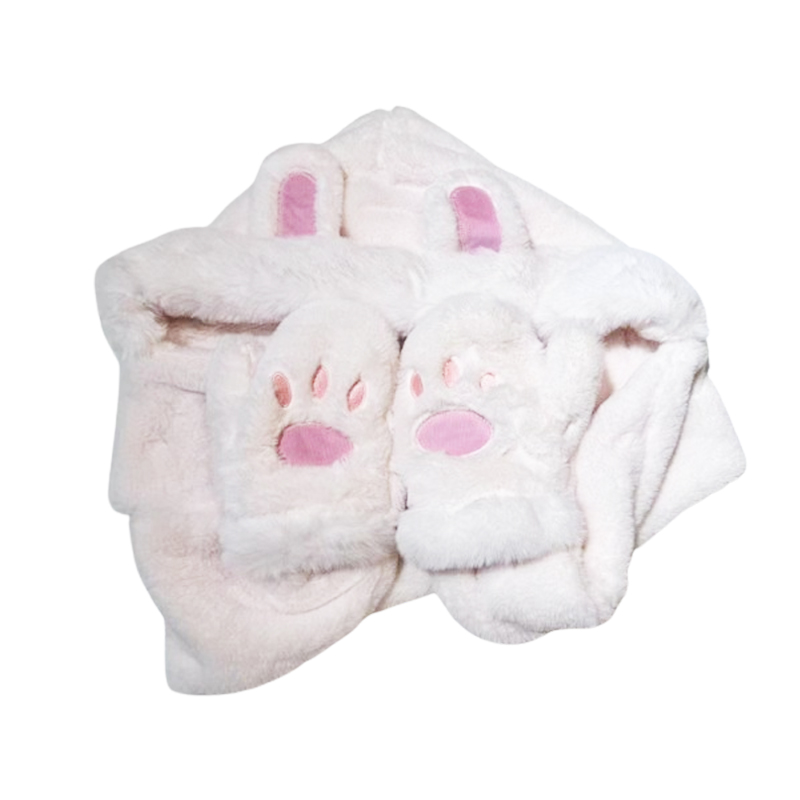 KKV官方冬日氛围立体毛绒三件套