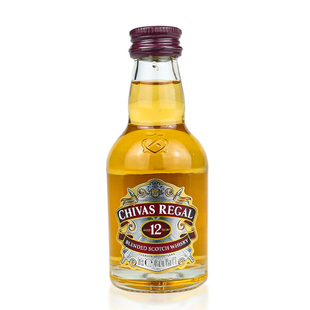 KKV正品 芝华士12年苏格兰威士忌50ml洋酒自饮调酒小酒版