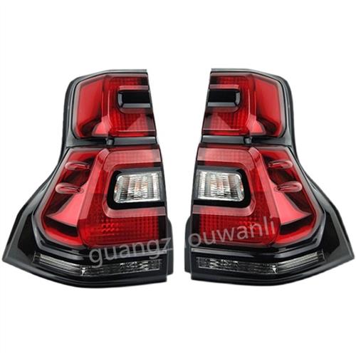 03-20年款霸道尾灯lc120中规版4000/2700LED普拉多刹车后尾灯总成