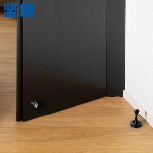 门吸锌合金门吸室内房门卫生间强磁门吸实木门吸器黑色门吸