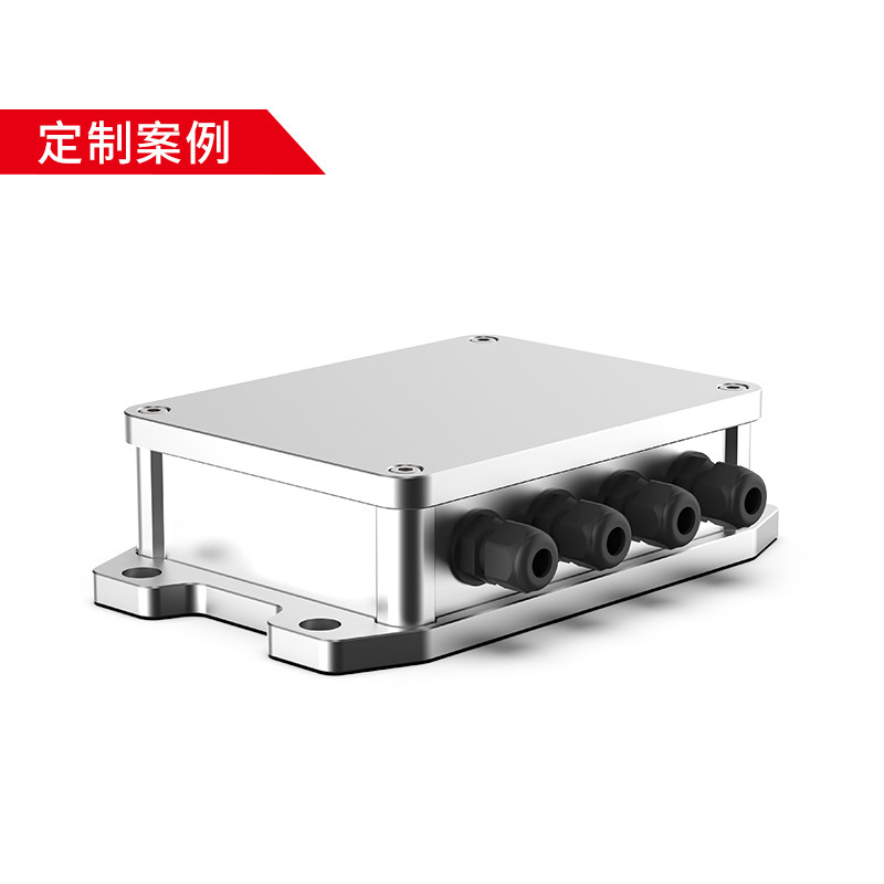 铝合金外壳电源按钮防水盒铝盒监控设备分线盒铝型材盒子100*75