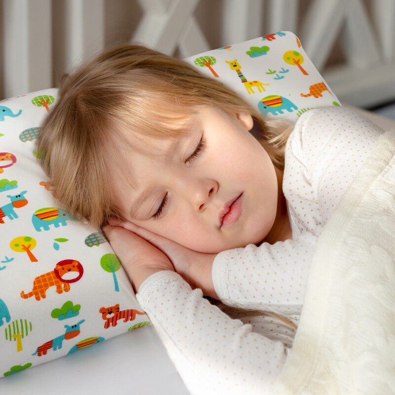 精选Paratex乳胶儿童枕头泰国进口天然乳胶枕学生枕青少年枕婴儿