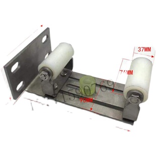 平移门滑轮户外不锈钢轨道轮H型U型V型大门轮子电动平移门配件