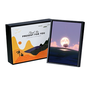 家用无线蓝牙音响氛围壁画灯光画复古音箱氛围灯愚人节生日礼物